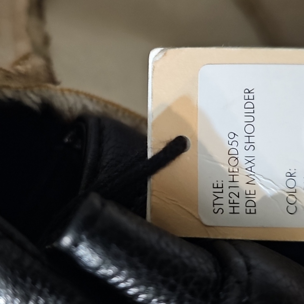 Rebecca Minkoff NWT 2 Faced Edie Black Maxi Quilted Chain Crossbody/Shoulder Bag - Picture 12 of 16